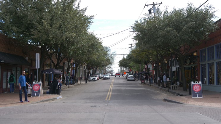 Get some coffee and walk around Bishop Arts.